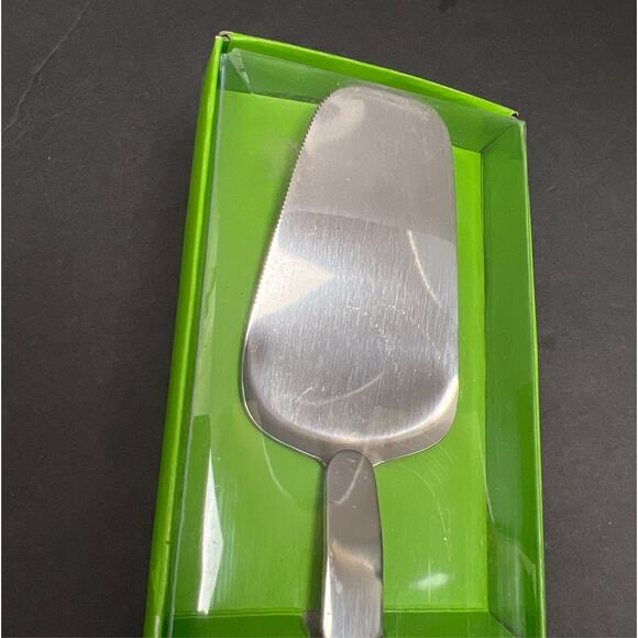 Vintage Candy Cane Handle Cake Pie Server Slicer Stainless Steel - Picture 3 of 6